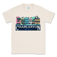 Natural charleston rainbow road   charleston south carolin Classic Tee - linhVisuals