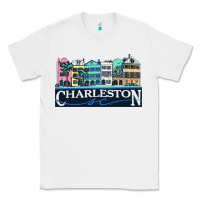 White charleston rainbow road   charleston south carolin Classic Tee - linhVisuals