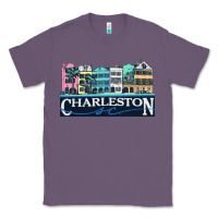 Lavender charleston rainbow road   charleston south carolin Classic Tee - linhVisuals