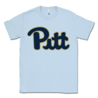 Dusty Blue university of pittsburgh Classic Tee - linhVisuals