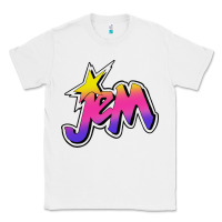 White jem and the holograms musical Classic Tee - linhVisuals