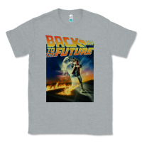 Heather Grey back to the future vintage Classic Tee - linhVisuals