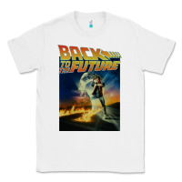 White back to the future vintage Classic Tee - linhVisuals