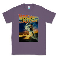 Lavender back to the future vintage Classic Tee - linhVisuals