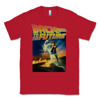 Red back to the future vintage Classic Tee - linhVisuals