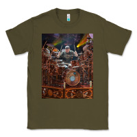 Army Green Neil Peart cool Classic Tee - linhVisuals