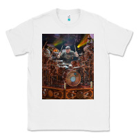 White Neil Peart cool Classic Tee - linhVisuals
