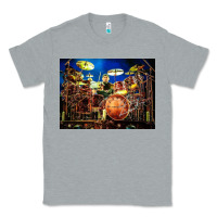 Heather Grey Neil Peart encore Classic Tee - linhVisuals