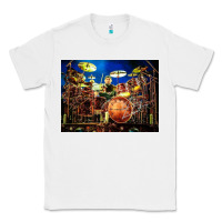 White Neil Peart encore Classic Tee - linhVisuals