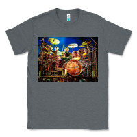 Charcoal Heather Neil Peart encore Classic Tee - linhVisuals