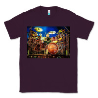 Plum Neil Peart encore Classic Tee - linhVisuals