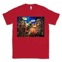 Red Neil Peart encore Classic Tee - linhVisuals