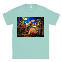 Seafoam Neil Peart encore Classic Tee - linhVisuals