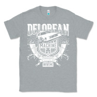 Heather Grey delorean machine Classic Tee - linhVisuals
