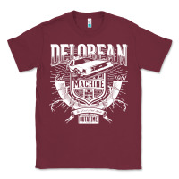 Burgundy delorean machine Classic Tee - linhVisuals