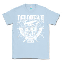 Dusty Blue delorean machine Classic Tee - linhVisuals