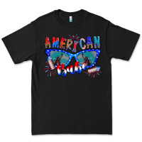 Black American babe Premium Tee - CowhideDigitalArt