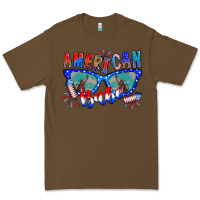 Cacao American babe Premium Tee - CowhideDigitalArt