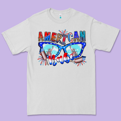 American Babe Premium Tee Designed By Cowhidedigitalart