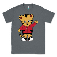 Charcoal Heather daniel tigers neighborhood Classic Tee - linhVisuals