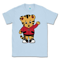 Dusty Blue daniel tigers neighborhood Classic Tee - linhVisuals
