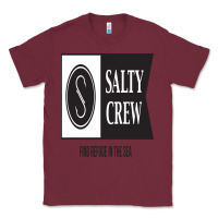 Burgundy salty crew Classic Tee - linhVisuals