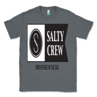 Charcoal Heather salty crew Classic Tee - linhVisuals
