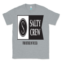 Heather Grey salty crew Classic Tee - linhVisuals