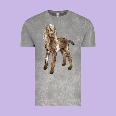 Baby Nubian Goat Vintage Tee Designed By Lillyallendesigns