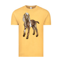 Vintage Mustard Baby Nubian Goat Vintage Tee - LillyAllenDesigns