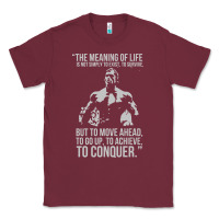Burgundy schwarzenegger arnie Classic Tee - linhVisuals