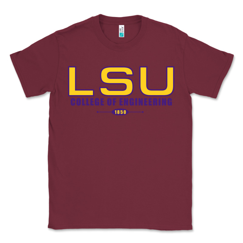 Lsu College Of Engineering  1890 Classic Tee by linhVisuals | Teevron