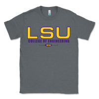 Charcoal Heather lsu college of engineering  1890 Classic Tee - linhVisuals