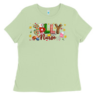 Matcha Christmas jolly nurse Ladies Tee - Artiststas