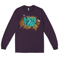 Plum rodeo time  with leopard and cowhide Long Sleeve Tee - Artiststas