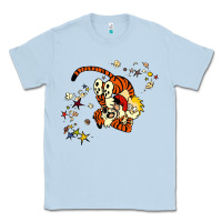Dusty Blue calvin Classic Tee - linhVisuals