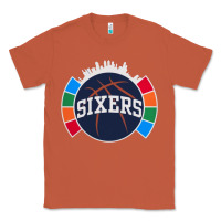 Copper sixers basketball Classic Tee - linhVisuals