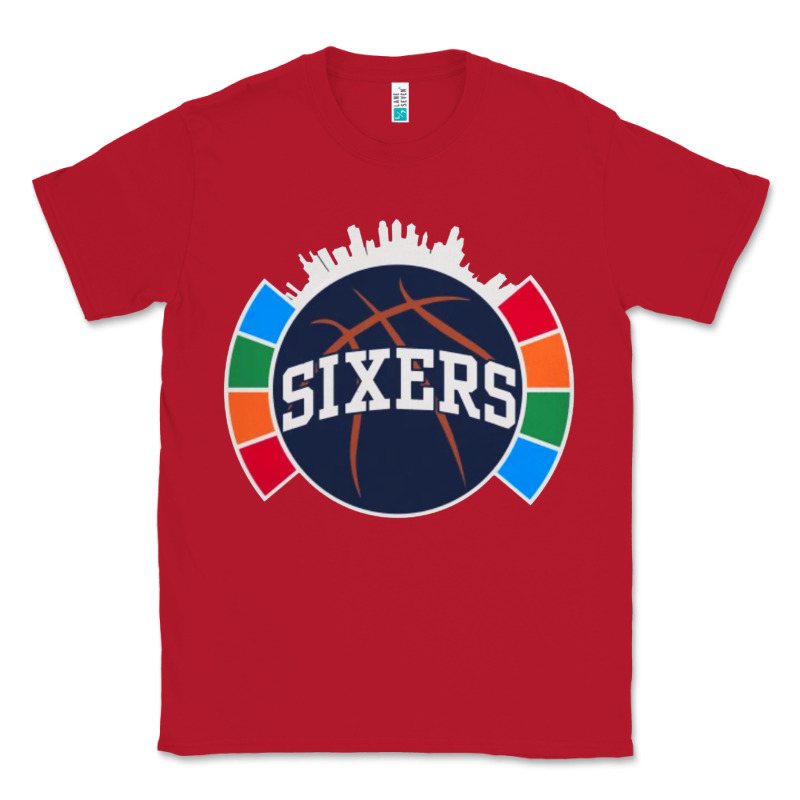 Sixers Basketball Classic Tee by linhVisuals | Teevron
