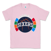 Bubblegum Pink sixers basketball Classic Tee - linhVisuals