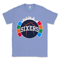 Colony Blue sixers basketball Classic Tee - linhVisuals