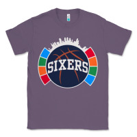 Lavender sixers basketball Classic Tee - linhVisuals