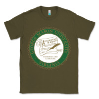 Army Green george mason university Classic Tee - linhVisuals