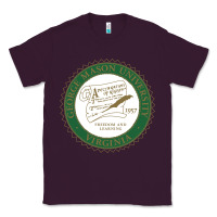 Plum george mason university Classic Tee - linhVisuals