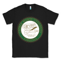 Black george mason university Classic Tee - linhVisuals