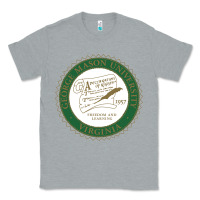 Heather Grey george mason university Classic Tee - linhVisuals