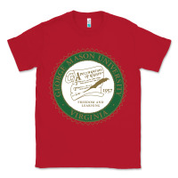 Red george mason university Classic Tee - linhVisuals