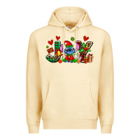 Pina Colada joy with christmas elf stitch Premium Hoodie - AdoDesignShop