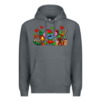 Rock joy with christmas elf stitch Premium Hoodie - AdoDesignShop