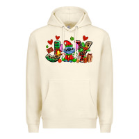 Sandshell joy with christmas elf stitch Premium Hoodie - AdoDesignShop