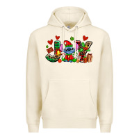 Tofu joy with christmas elf stitch Premium Hoodie - AdoDesignShop